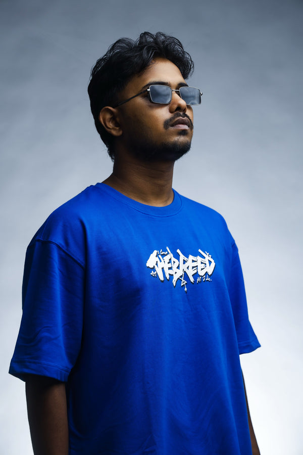 LOVER - Royal Blue oversized T-shirt (Unisex)